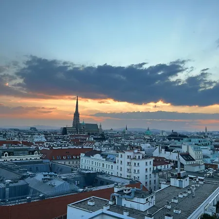 Center Apartment With 360° Rooftop Vienne Extérieur photo